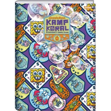 Imagem de Caderno Escolar Brochurão 80Fls Bob Esponja Jandaia Grande