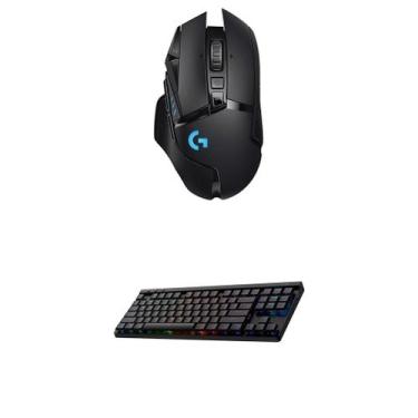 Imagem de Mouse para jogos Logitech G502 Lightspeed Wireless + Teclado G515 TKL