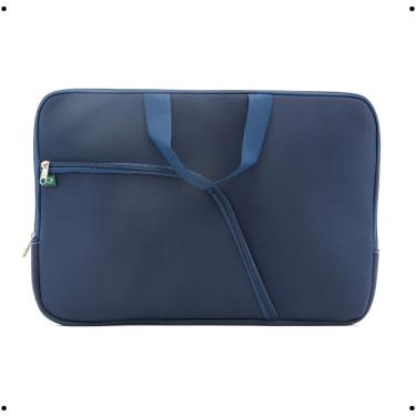 Imagem de Pasta para Notebook 17.3 Polegadas com Bolso Resistente Casual Azul OEM