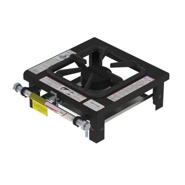 Imagem de Fogão Industrial de Mesa 1 Boca Linha Simples FG301LS Aço Carbono Preto Baixa Pressão Gastromaq