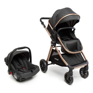 Imagem de Carrinho De Bebê Ts Duo Romanzo Com Bebê Conforto - Infanti