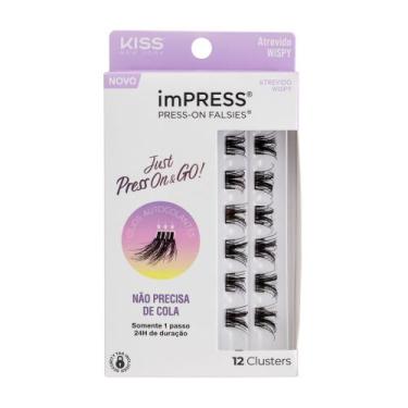Imagem de Cílios Postiços imPRESS Mini REFIL Atrevido Wispy - Kiss New York