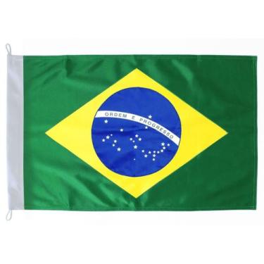 Imagem de Bandeira do Brasil Poliéster 1,5 Panos 100x70cm Spasso