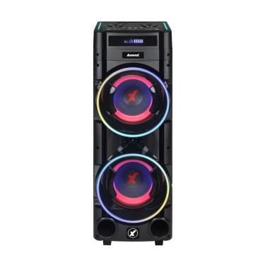 Imagem de Torre de Som Amvox ATX 1600M Pancadão 1600W RMS Bluetooth LED USB Bivolt 