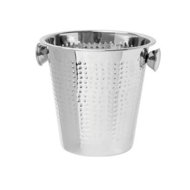 Imagem de Balde de gelo martelado de inox 4,5 L 21 cm - Mimo style, UNICA