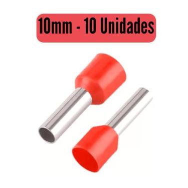 Imagem de Terminal Tubular Ilhós Pré-Isolado Simples 2,5mm à 50mm - CRIMPER, 10m