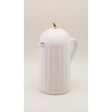 Imagem de Jarra Térmica 600ml Plástico Branca - Congratulations Store