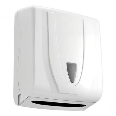 Imagem de Toalheiro Unik para Papel 2 Ou 3 Dobras com Detalhe para Banheiro Branco