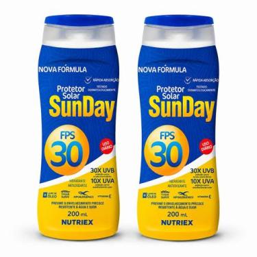 Imagem de KIT 2 Protetores Solar Fps 30 Corporal Sunday 200ml - Nutriex