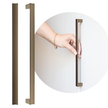 Imagem de Puxador De Porta Guarda Roupa Escritório Gavetao 256mm Space (Bronze Fosco)