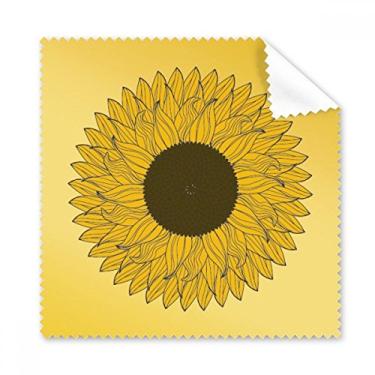 Imagem de Pano de limpeza de plantas de girassol, amarelo, 5 peças