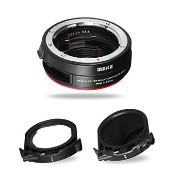 Imagem de Adaptador de filtro Meike MK-EFTR-C para Canon EF para EOSR com filtro ND variável e UV para câmeras EOS R, R5, R6, RP, R5C, C70