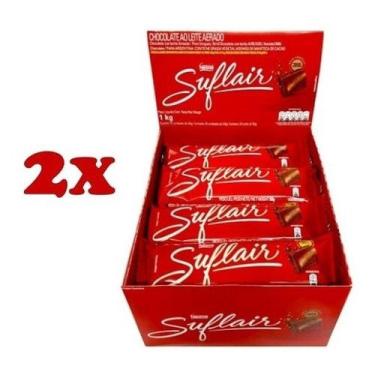 Imagem de Suflair Chocolate Nestlé 2 Caixas Com 20 Unidades De 50g