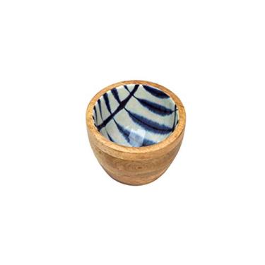 Imagem de BOWL DE MADEIRA BLUE 10X7 CM