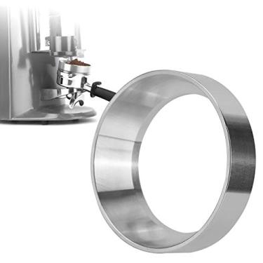 Imagem de Anel de dosagem, funil de dosagem, acessórios universais de máquina de café de alumínio anel de dosagem com substituição magnética para máquina de café (51 mm)