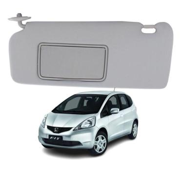 Imagem de Quebra Sol Com Espelho Honda Fit 03-08 Ld Esquerdo