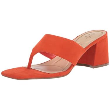 Imagem de Nine West Sandália feminina de salto gelina, Laranja, 36
