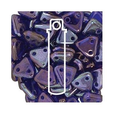 Imagem de Triangle 2-Hole Cobalt Vega Beads