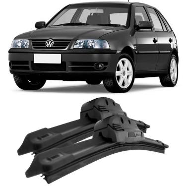 Imagem de Par Palhetas Limpador Parabrisa Gol G3 G4 Aerofit 21  19