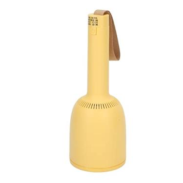 Imagem de Mini coletor de pó de unha mini aspirador de pó rotação 360° mini secretária a vácuo mudo grande potência de sucção carregamento usb aspirador portátil para salão de manicure(yellow)