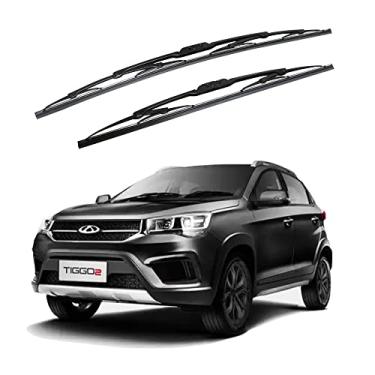 Imagem de Par Palheta Paleta Limpador Universal Ferro Parabrisa Dianteiro Chery Tiggo 2 2018 2019 2020 2021 2022 Original