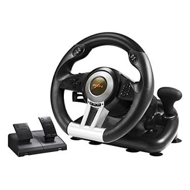 Imagem de PXN PC Racing Wheel, V3II 180 Degree Universal Usb Car Sim Race Steering Wheel with Pedals for PS3, PS4, Xbox One, Xbox Series X/S, Switch (Black)