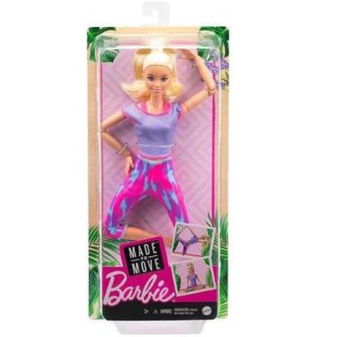 Imagem de Barbie Feita Para Mexer Articulada Loira Gxf04 (14214) - Mattel