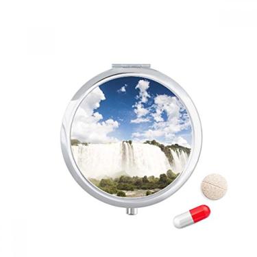 Imagem de Cascata Florestal Ciência Cenário Natureza Caixa de Armazenamento de Remédio Dispensador