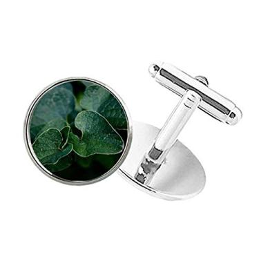 Imagem de DIYthinker Imagem escura natureza botão redondo botão clipe abotoaduras