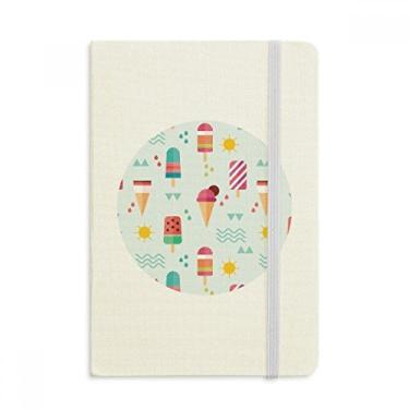 Imagem de Sun Mountain River picolé doce sorvete caderno oficial tecido capa dura diário clássico