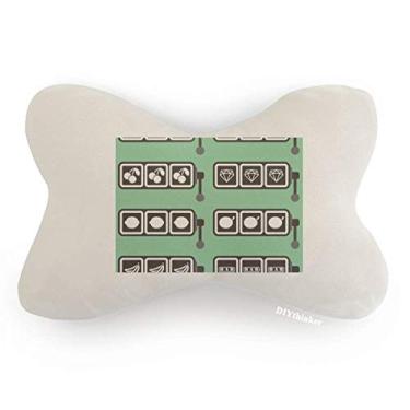 Imagem de DIYthinker Slot Machine Winning Pattern Ilustration Carro Decoração Pescoço Almofada Almofada Almofada Almofada