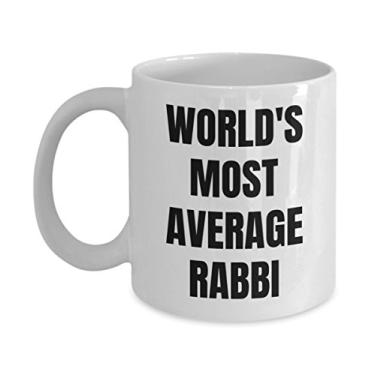 Imagem de Caneca de Rabino - Xícara de Café - Rabino Mais Média do Mundo - Presentes de Rabino