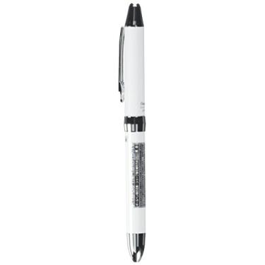 Imagem de Pentel Caneta multifuncional Vicuna EX, caneta esferográfica fina e lapiseira de 0,5 mm, branco perolado (BXW1375W)
