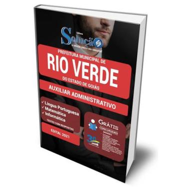 Imagem de Apostila Rio Verde - Go 2021 - Auxiliar Administrativo