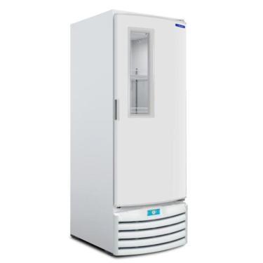 Imagem de Refrigerador, Conservador e Freezer Vertical Metalfrio Tripla Ação VF55FT 220V 510 Litros Porta com Visor Branco