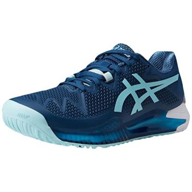 Imagem de ASICS Tênis feminino Gel-Resolution 8, Índigo claro/azul claro, 8
