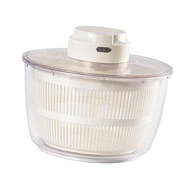 Imagem de Generic Arruela de frutas, alface, secador de salada, cesta, rotador automático multiuso de salada, secador elétrico de salada para preparação de salada,