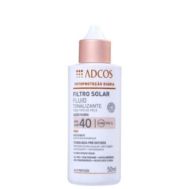 Imagem de Adcos Professional Filtro Solar Tonalizante Fps 40 Fluid Nude 40ml