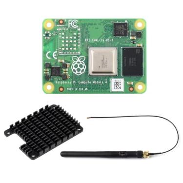 Imagem de Waveshare Raspberry Pi Compute Module 4 the Power Of Raspberry Pi 4 in A Compact Form Factor 2GB RAM 0GB (Lite) eMMC Flash without Wifi