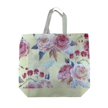Imagem de Jogo com 2 Sacolas Retornáveis Ecobag Média Estampada 41x31