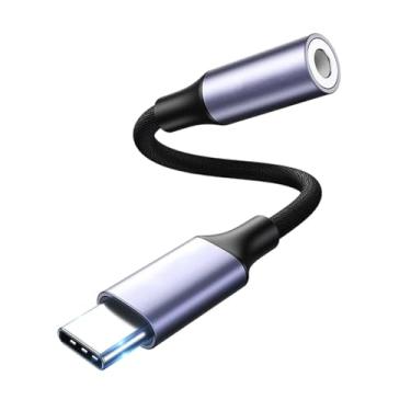 Imagem de Cabo Adaptador Tipo C Para P2 3.5mm Compatível com Todos Fone de Ouvido e Dispositivos Android e IOS USB-C