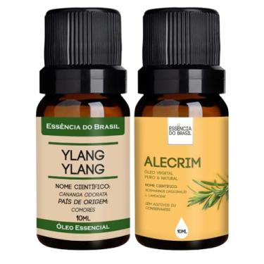 Imagem de Kit Óleo Essencial Ylang Ylang + Óleo Vegetal Alecrim 10ml