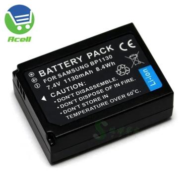 Imagem de Bateria para SAMSUNG  BP1130  NX500  NX1000  NX1100  NX2000  NX200  NX210  NX300  NX300M  Substituir