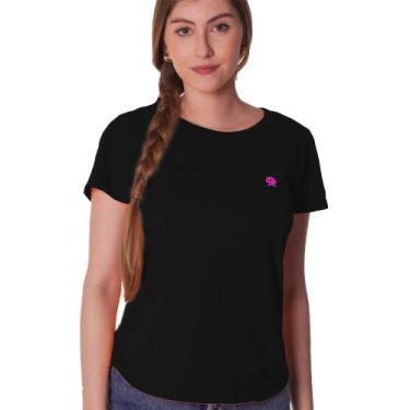 Imagem de Camiseta T-Shirt Feminina Básica 100% Algodão - Ox Horn
