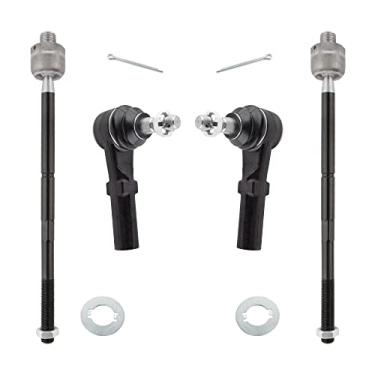 Imagem de BOXI (Conjunto com 4) Terminais de direção dianteiros internos e externos adequados para Chrysler 300 2005-2010 | para Dodge Challenger 2008-2010 | para Dodge Charger 2006-2010 | para Dodge Magnum 2005-2008 | RWD | EV80702 ES3571