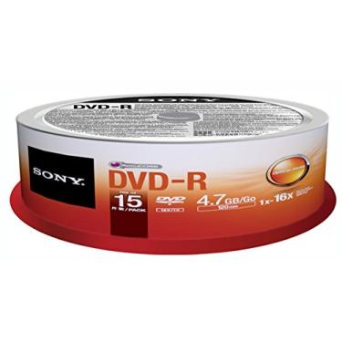 Imagem de Sony DVD-R (15 unidades giratórias)