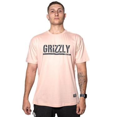 Imagem de Camiseta Grizzly Og Stamp Tee V24GRC04 Rose-Masculino
