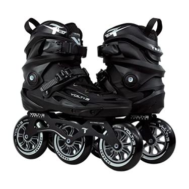 Imagem de Patins Traxart Volt+ 3 Preto - Freestyle - 110mm ABEC-9 Cromo