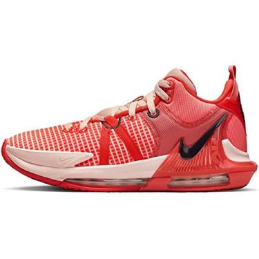 Imagem de Nike Lebron Witness 7 T nis de basquete masculino, Carmesim brilhante/roxo caverna, 9