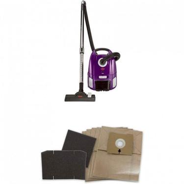 Imagem de Aspirador de Pó com Filtro de Reposição, 110V, Bissell 214A, Roxo